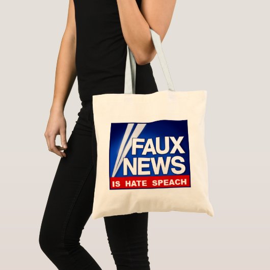 Faux News トートバッグ (正面(商品))