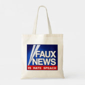 Faux News トートバッグ (裏面)