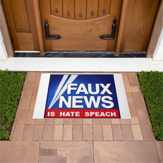 Faux News ドアマット (室外)