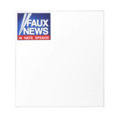 Faux News ノートパッド (正面)