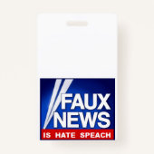 Faux News バッジ (裏面)