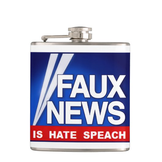 Faux News フラスク (正面)