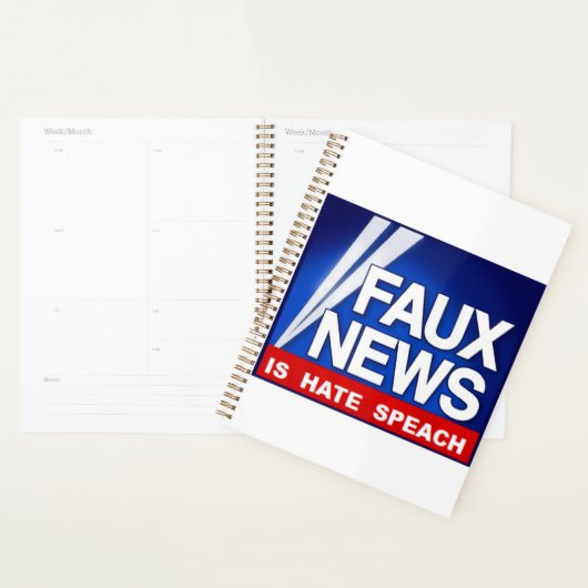 Faux News プランナー手帳 (ディスプレー)