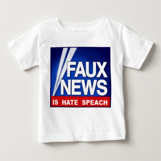 Faux News ベビーTシャツ (正面)