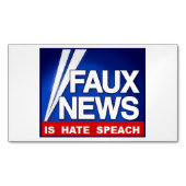 Faux News マグネット名刺 (正面)