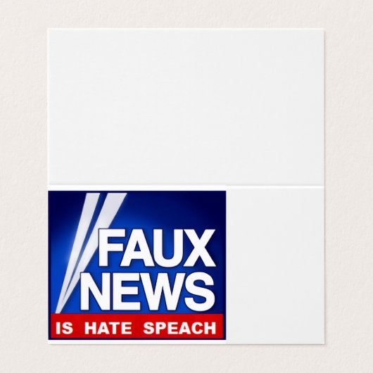 Faux News 名刺 (外部フラット)