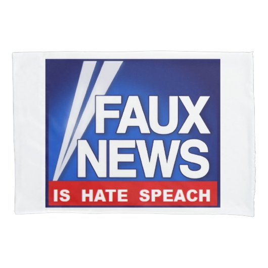 Faux News 枕カバー (正面)