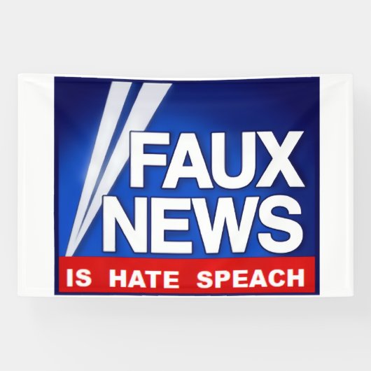 Faux News 横断幕 (横)