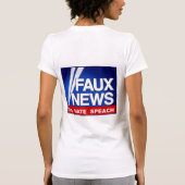 Faux News Tシャツ (裏面)