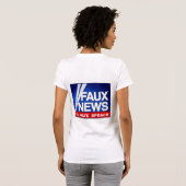 Faux News Tシャツ (裏面フル)