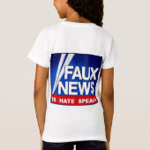Faux News Tシャツ (裏面)