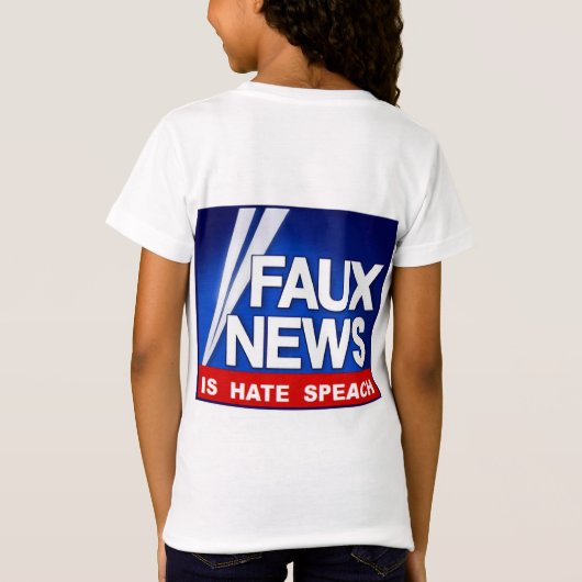 Faux News Tシャツ (裏面)