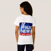 Faux News Tシャツ (裏面フル)