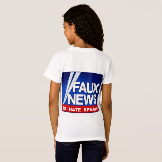 Faux News Tシャツ (裏面フル)