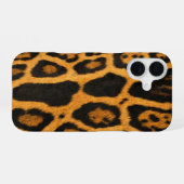 Faux Ocelot Skin iPhone 16ケース (裏面横)