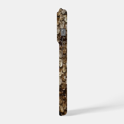 Faux Rattlesnake Snakeskin iPhoneケース (左側面)