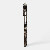 Faux Reticulated Python Snake Skin iPhone 16ケース (左側面)