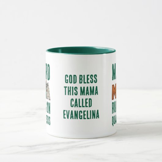 Faux Rhinestone MALLARD MAMA マグカップ (中央)