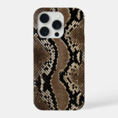 Faux Rock Python Snake Skin iPhoneケース (裏面)