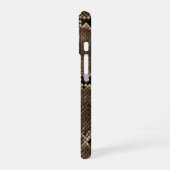 Faux Rock Python Snake Skin iPhone 16ケース (左側面)