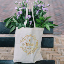 Faux Rose Gold Bride Heart Personalized Wedding