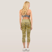 Faux Sequin Gold Pattern  カプリレギンス (裏面)