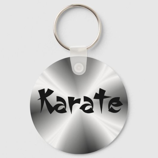 Faux Silver Karate Keychain キーホルダー (正面)