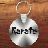 Faux Silver Karate Keychain キーホルダー (正面)