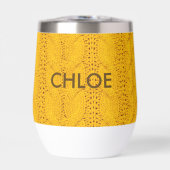 Faux Sweater Knit Custom Name & Monogram (正面)