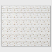 Faux White Wood ラッピングペーパー (フラット)