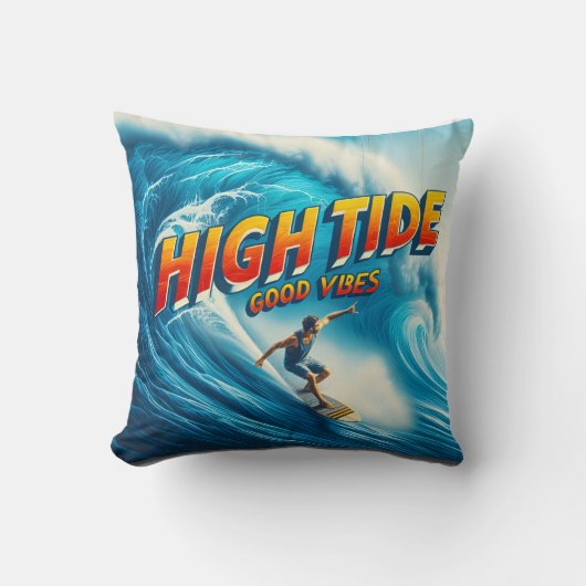 Faux Wrapped Canvas Print クッション (正面)