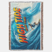 Faux Wrapped Canvas Print スローブランケット (正面縦)