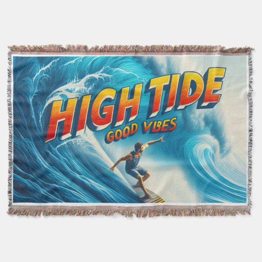 Faux Wrapped Canvas Print スローブランケット (正面)