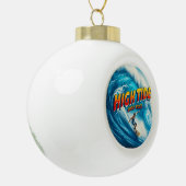 Faux Wrapped Canvas Print セラミックボールオーナメント (左)