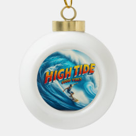 Faux Wrapped Canvas Print セラミックボールオーナメント