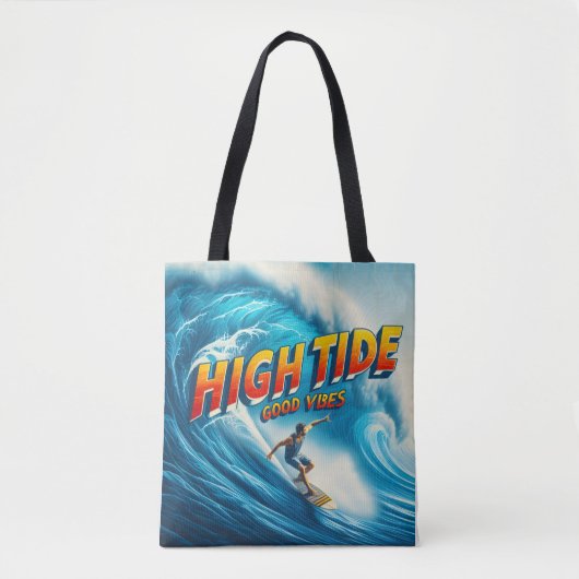 Faux Wrapped Canvas Print トートバッグ (正面)