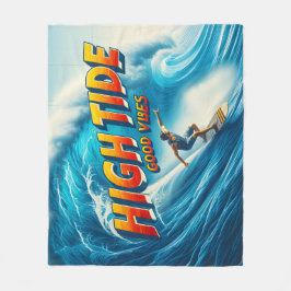 Faux Wrapped Canvas Print フリースブランケット