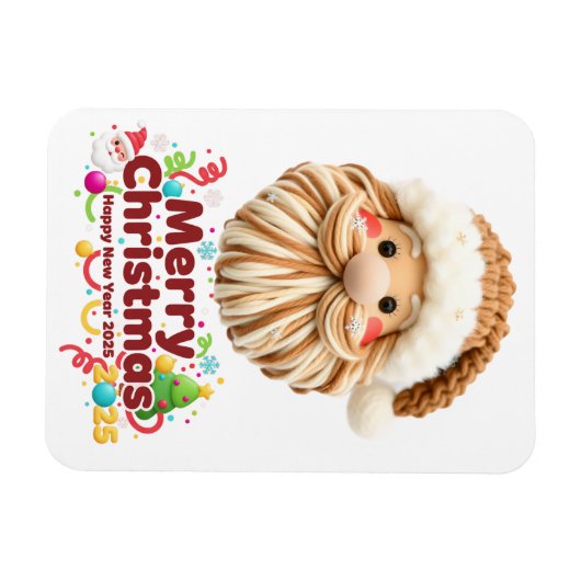 faux yarn pattern, notch-hook style, textured マグネット (横)