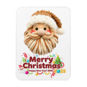 faux yarn pattern, notch-hook style, textured マグネット (縦)