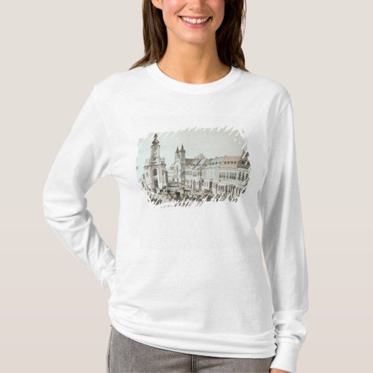 Fauxbourgの教区の教会そして墓地 Tシャツ (正面)