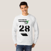 Favチームの作成28サッカーサッカースポーツ Tシャツ (正面フル)