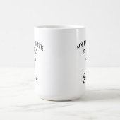 Fav People Call Me YAYA Greek Grandmother Nickname コーヒーマグカップ (中央)