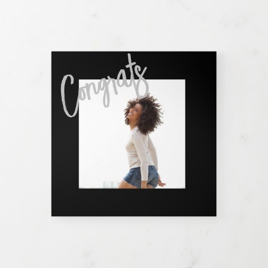 Fave大学院数々の写真三部発表 三つ折り案内状 (カバー)