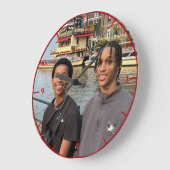 "Fave People'o'Clock'ウォールクロック ラージ壁時計 (傾斜)