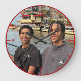 "Fave People'o'Clock'ウォールクロック ラージ壁時計