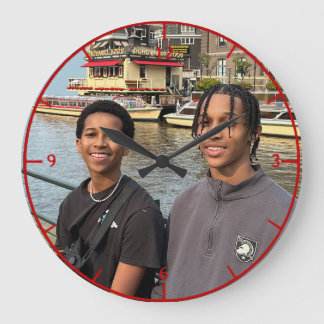 "Fave People'o'Clock'ウォールクロック ラージ壁時計