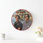 "Fave People'o'Clock'ウォールクロック ラージ壁時計 (ホーム)