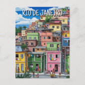 Favelas in Rio de Janeiro ポストカード (正面)