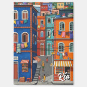 Favelas in Rio de Janeiro マグネット (正面)