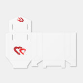 Faver Box赤いハート フェイバーボックス (折り畳みなし)